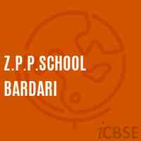Z.P.P.School Bardari Logo