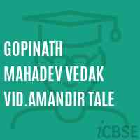 Gopinath Mahadev Vedak Vid.Amandir Tale High School Logo