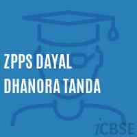 Zpps Dayal Dhanora Tanda Primary School Logo