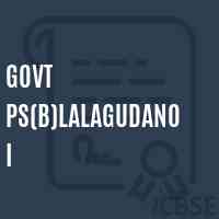 Govt Ps(B)Lalagudano I Primary School Logo