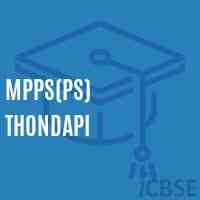 Mpps(Ps) Thondapi Primary School Logo