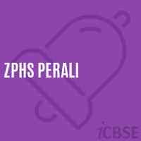 Zphs Perali Secondary School Logo