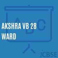 Akshra Vb 28 Ward Primary School Logo