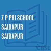 Z P Pri School Saidapur Saidapur Logo