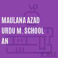 Maulana Azad Urdu M. School An Logo