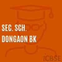 Sec. Sch. Dongaon Bk Secondary School Logo
