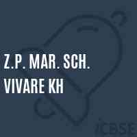 Z.P. Mar. Sch. Vivare Kh Middle School Logo