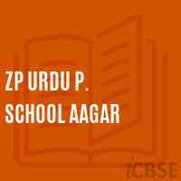 Zp Urdu P. School Aagar Logo