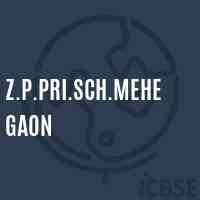 Z.P.Pri.Sch.Mehegaon Primary School Logo