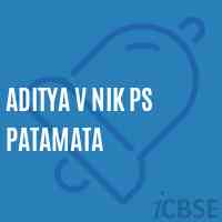 Aditya V Nik Ps Patamata Primary School Logo
