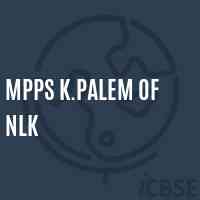 Mpps K.Palem of Nlk Primary School Logo
