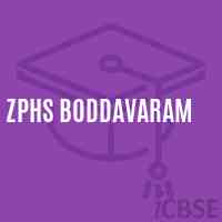 Zphs Boddavaram Secondary School Logo