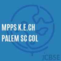 Mpps K.E.Ch Palem Sc Col Primary School Logo
