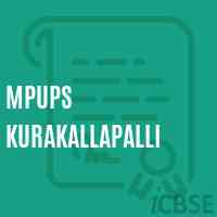 Mpups Kurakallapalli Middle School Logo