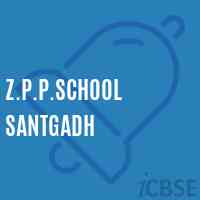 Z.P.P.School Santgadh Logo