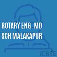 Rotary Eng. Md Sch Malakapur Middle School Logo