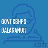 Govt Kbhps Balaganur Middle School Logo
