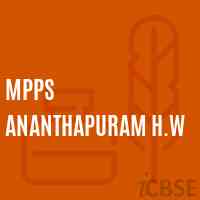Mpps Ananthapuram H.W Primary School Logo