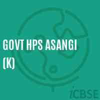 Govt Hps Asangi (K) Middle School Logo