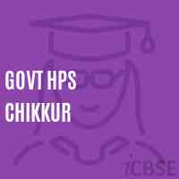 Govt Hps Chikkur Middle School Logo