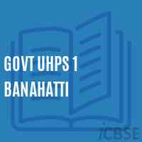 Govt Uhps 1 Banahatti Middle School Logo