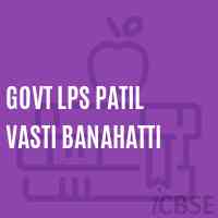 Govt Lps Patil Vasti Banahatti Primary School Logo