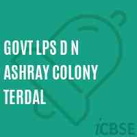 Govt Lps D N Ashray Colony Terdal Primary School Logo