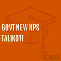 Govt New Hps Talikoti Middle School Logo