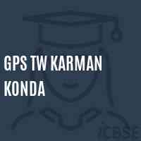 Gps Tw Karman Konda Primary School Logo