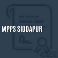 Mpps Siddapur Primary School Logo