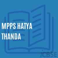 Mpps Hatya Thanda Primary School Logo