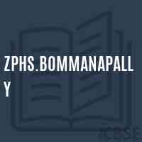 Zphs.Bommanapally Secondary School Logo