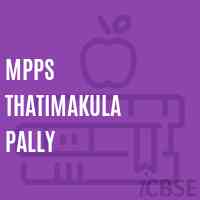 Mpps Thatimakula Pally Primary School Logo