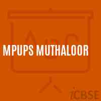 Mpups Muthaloor Middle School Logo