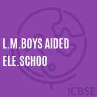 L.M.Boys Aided Ele.Schoo Primary School Logo