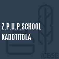 Z.P.U.P.School Kadotitola Logo
