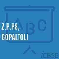 Z.P.Ps, Gopaltoli Primary School Logo