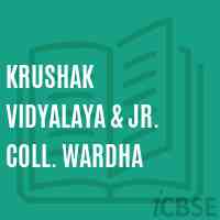 Krushak Vidyalaya & Jr. Coll. Wardha High School Logo
