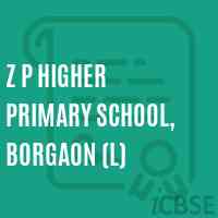 Z P Higher Primary School, Borgaon (L) Logo