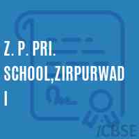 Z. P. Pri. School,Zirpurwadi Logo