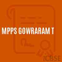 Mpps Gowraram T Primary School Logo