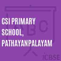 Csi Primary School, Pathayanpalayam Logo