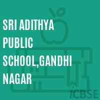 Sri Adithya Public School,Gandhi Nagar Logo
