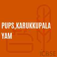 Pups,Karukkupalayam Primary School Logo