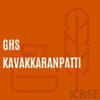 Ghs Kavakkaranpatti Secondary School Logo