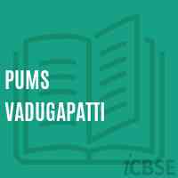 Pums Vadugapatti Middle School Logo
