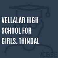 Vellalar High School For Girls, Thindal Logo
