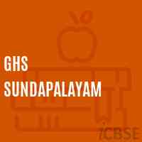 Ghs Sundapalayam Secondary School Logo
