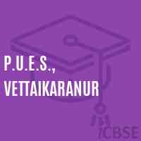 P.U.E.S., Vettaikaranur Primary School Logo