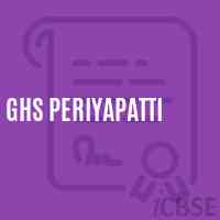 Ghs Periyapatti Secondary School Logo